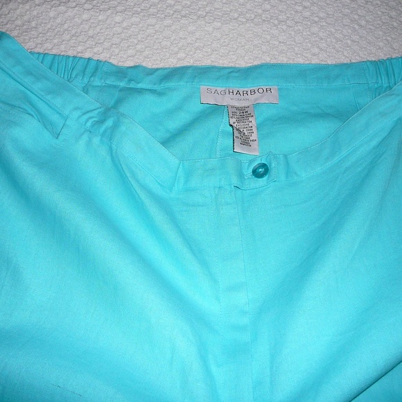 Sag Harbor Capri Cropped Pants 24W NWT Embellished - Picture 11 of 12